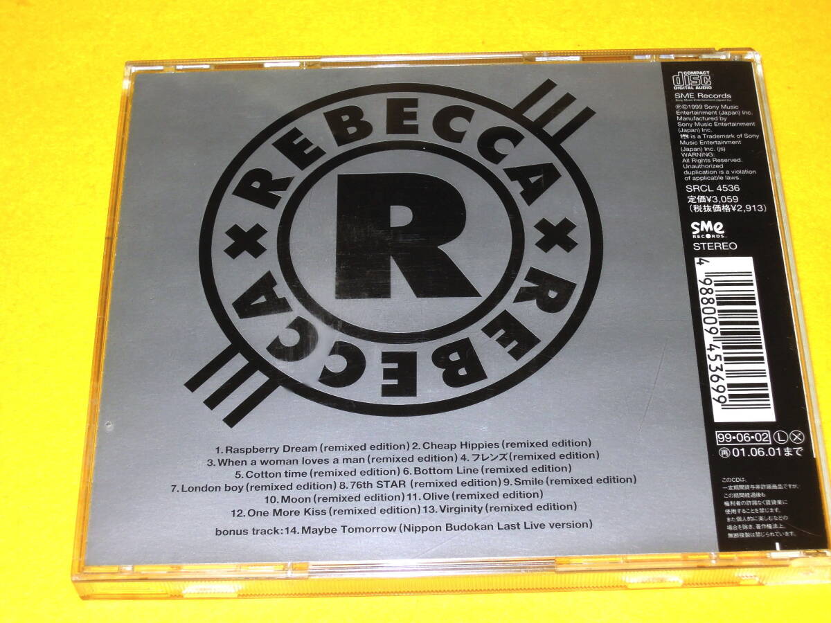 レベッカ REBECCA 帯付 全14曲収録 ベスト COMPLETE EDITION コンプリート・エディション NOKKO SRCL 4536の画像2