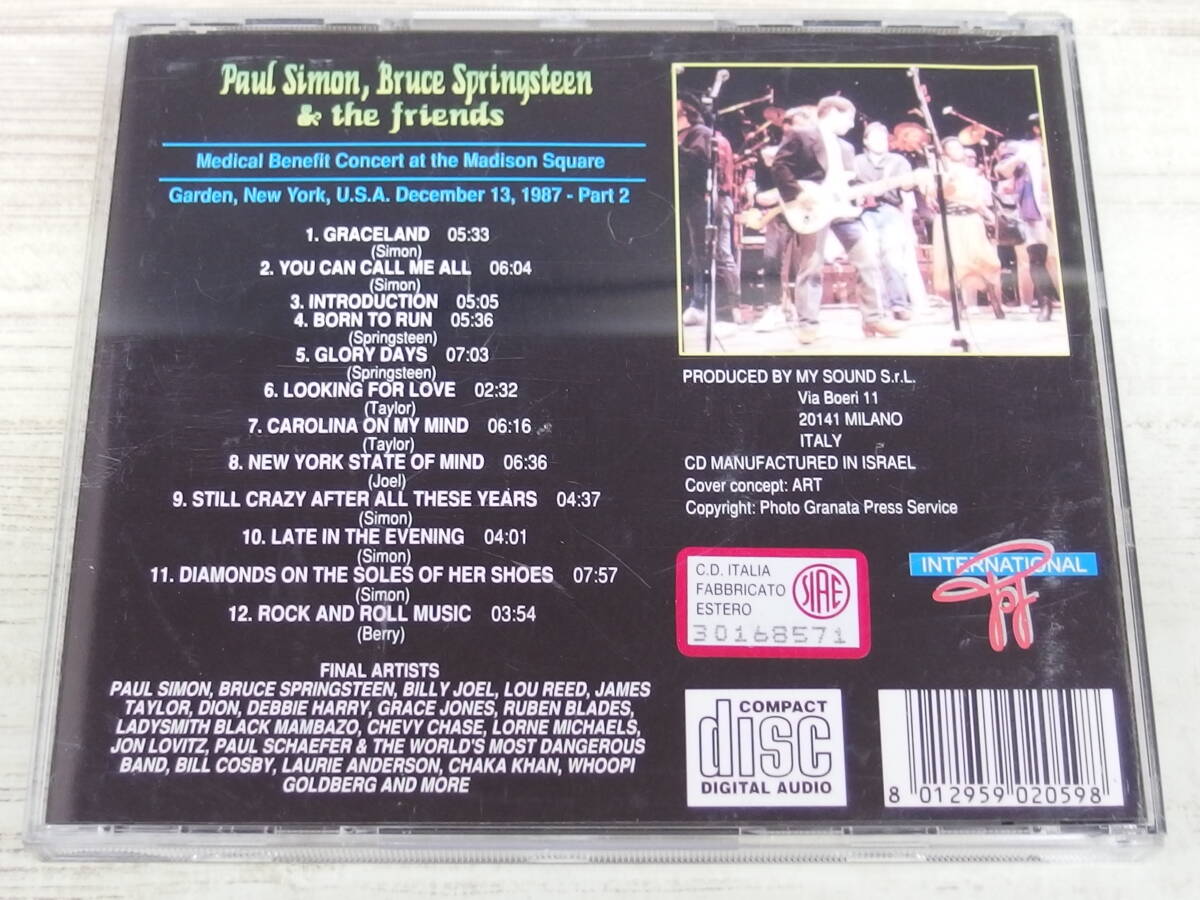 CD / SIMON,SPRINGSTEEN/LIVE IN U.S.A. 1987 Part 2 / Paul SIMON,Bruce SPRINGSTEEN /『D32』/ 中古_画像2