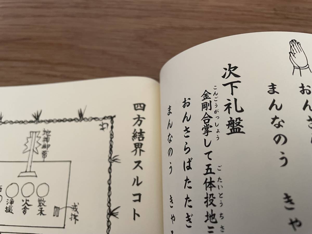 希少 印図入【地鎮祭秘次第 藤井佐兵衛】/結界 お祓い 護身法 真言 真言宗 密教 修法 山伏 お経 加持祈祷_画像8