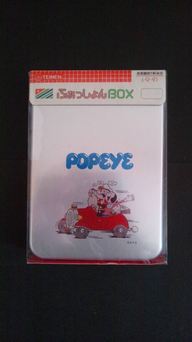  Showa Retro Popeye POPEYE aluminium lunch box unused box type S size 