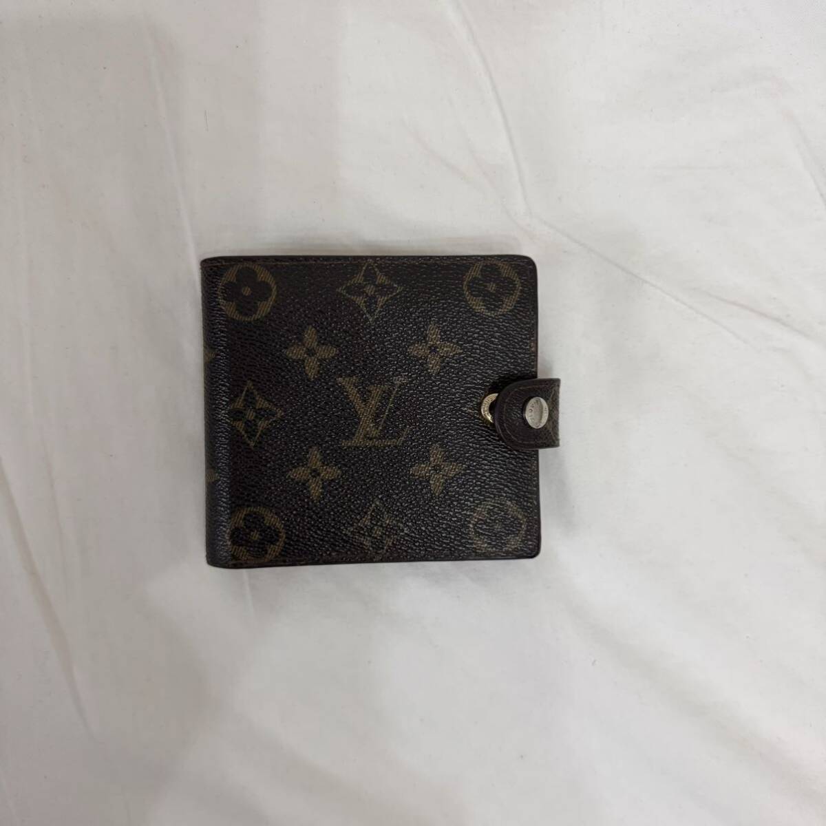 1円～ ！並品 ルイヴィトン コインケースレザー 財布 小銭入れ ミニウォレット ブラック LOUIS VUITTON の画像1