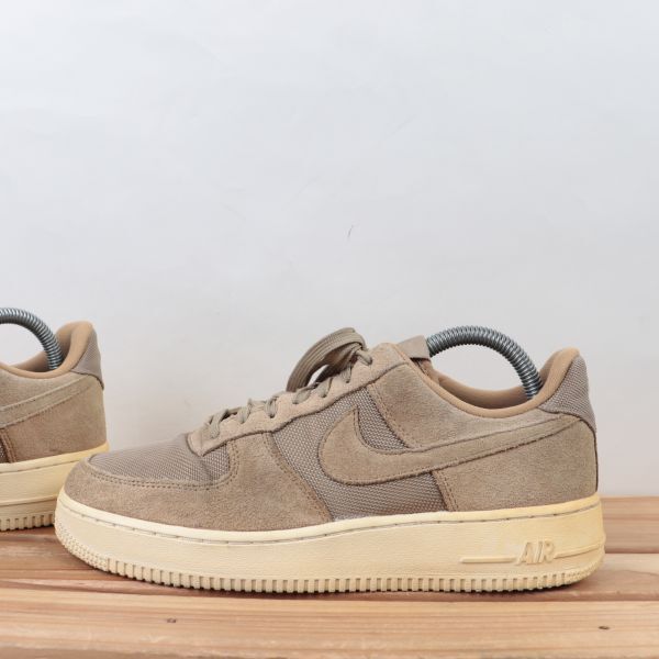 z1822 ナイキ エアフォース1 US7 25.0cm/ベージュ タン系 NIKE AIRFORCE1 AF1 LOW メンズ ユニセックス スニーカー 中古の画像6