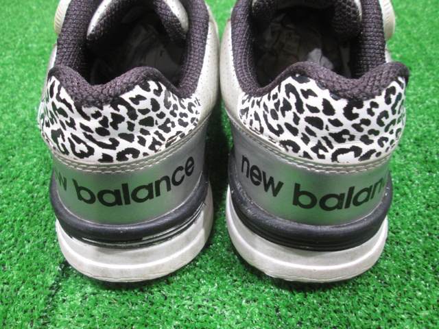 GK Suzuka * б/у 654 [24.0] New balance * WGBS574L боа * серебряный / чёрный / Leopard рисунок * шиповки отсутствует * dial тип *