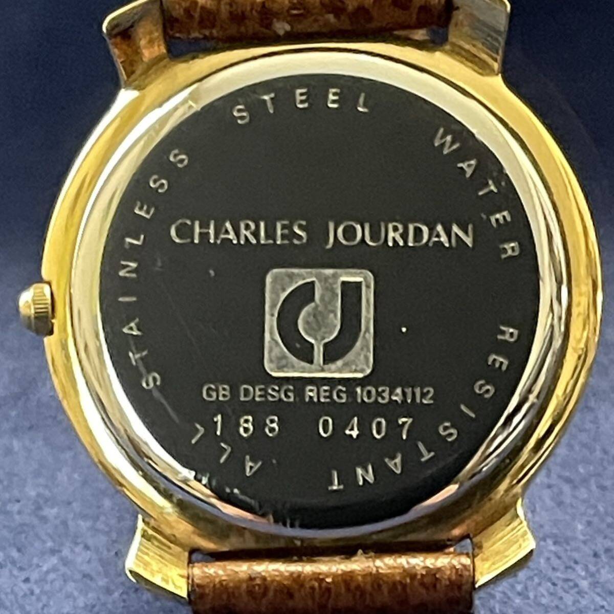 中古腕時計 CHARLES JOURDANシャルルジョルダン GB DESG REG 1034112クォーツ (4.4)の画像8