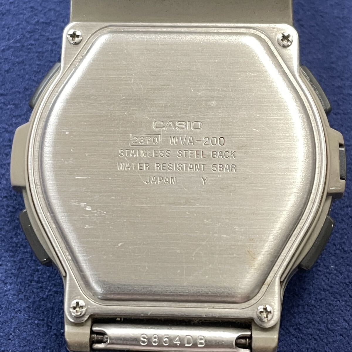  б/у мужские наручные часы CASIO WAVE CEPTOR Casio wave Scepter WVA-200 Digi-Ana кварц (4.14)