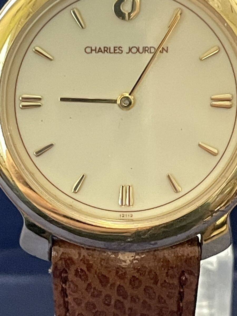 中古腕時計 CHARLES JOURDANシャルルジョルダン GB DESG REG 1034112クォーツ (4.4)の画像6