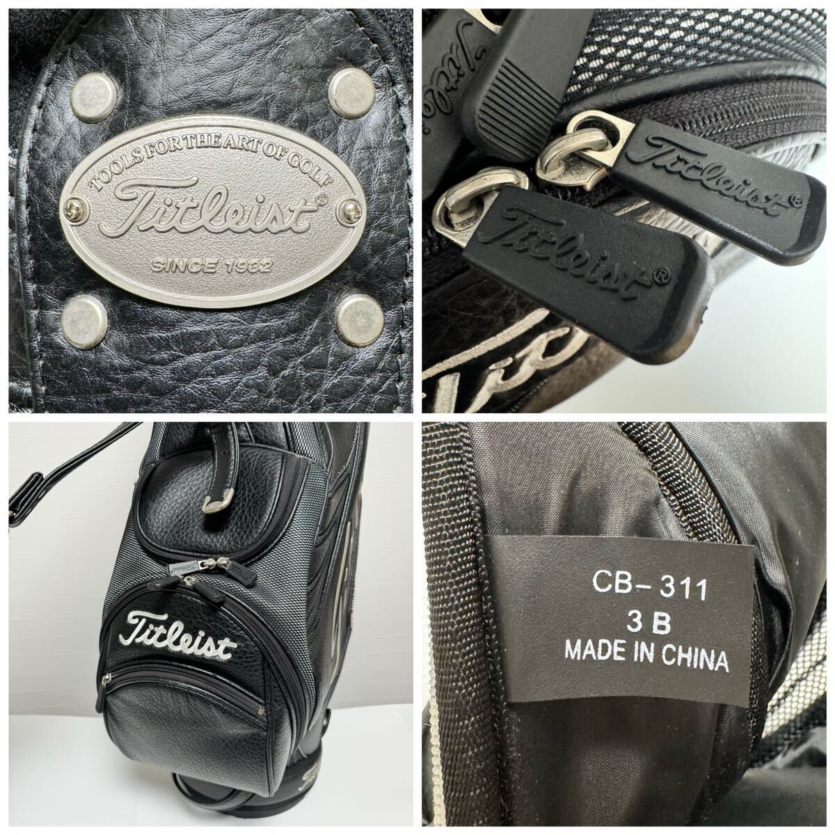 貴重】Titleist タイトリスト キャディバッグ 6分割 9型 46 貴重】Titleist タイトリスト キャディバッグ 6分割 9型 46