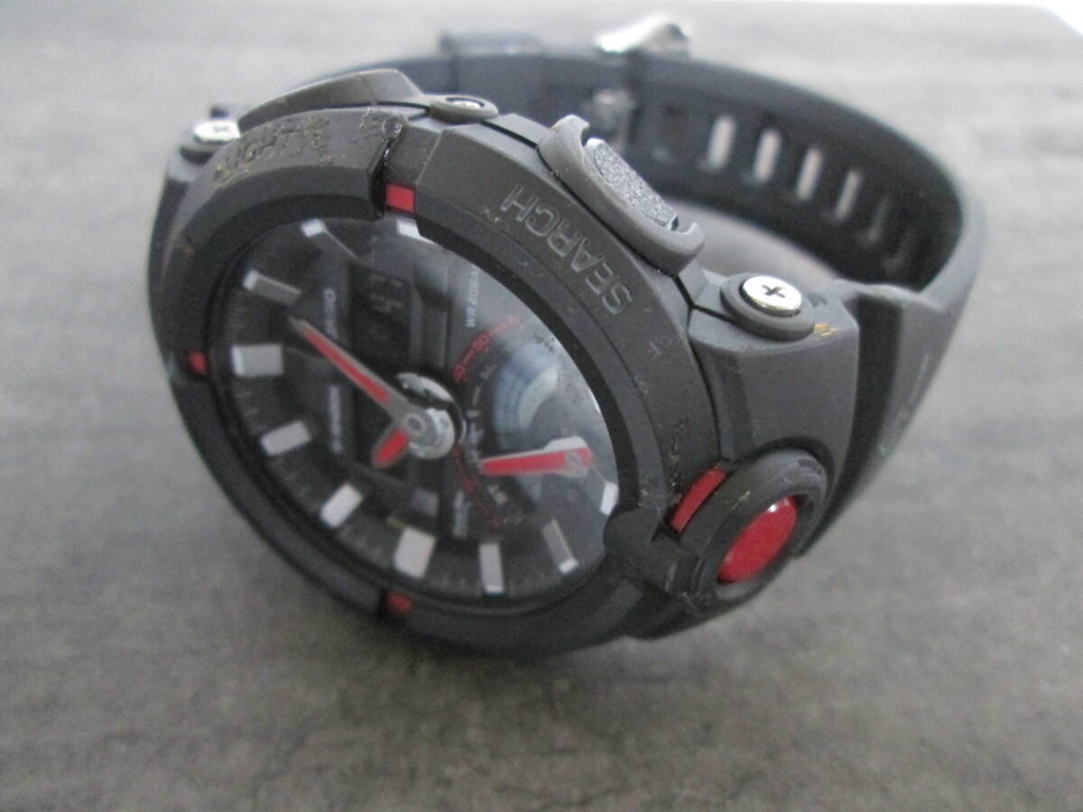 【n F0919】CASIO G-SHOCK カシオ Gショック GA-500 アナデジ デジアナ 腕時計 ブラックの画像1