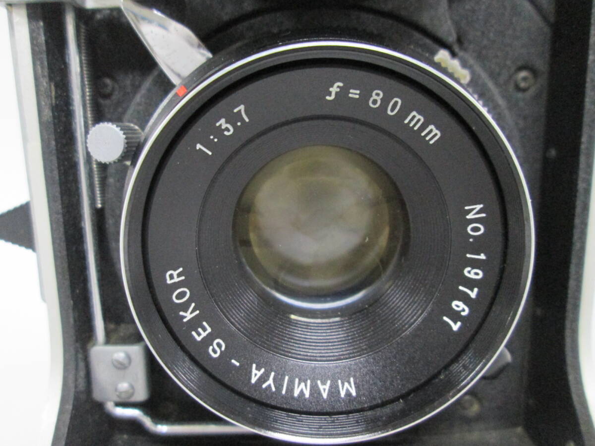 【n Y0905】MAMIYA C220 PROFESSIONAL マミヤ 二眼レフカメラ /MAMIYA-SEKOR 1:3.7 f=80mm レトロ アンティークの画像4