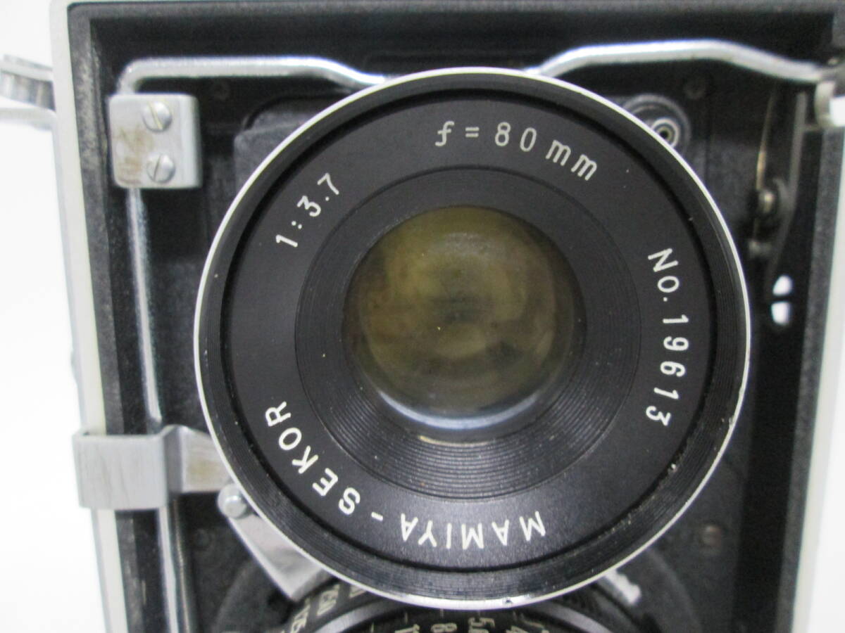 【n Y0905】MAMIYA C220 PROFESSIONAL マミヤ 二眼レフカメラ /MAMIYA-SEKOR 1:3.7 f=80mm レトロ アンティークの画像3