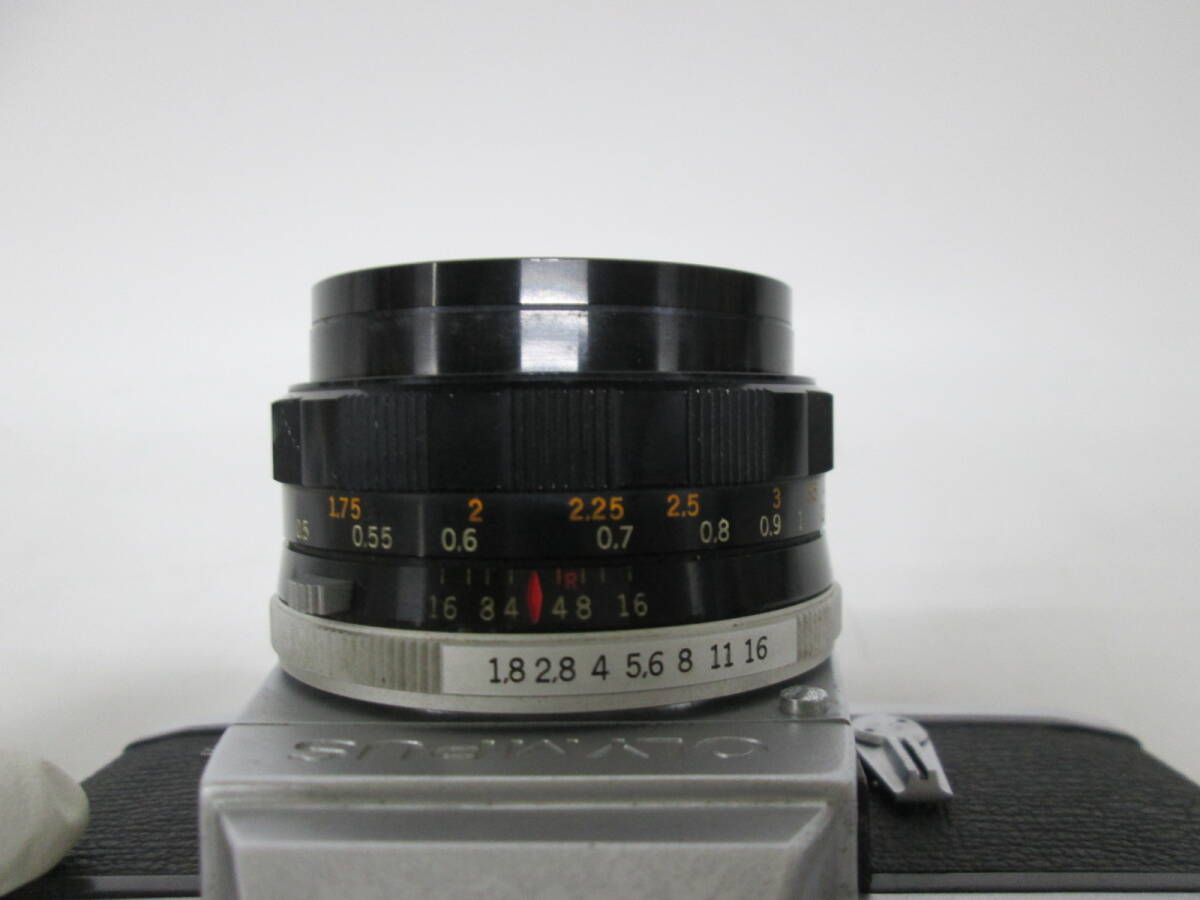 【h Y0935】 OLYMPUS オリンパス FTL F.ZUIKO AUTO-S 1:1.8 f=50mm 一眼レフ フィルムカメラ ボディ レンズ 動作未確認 ジャンクの画像8