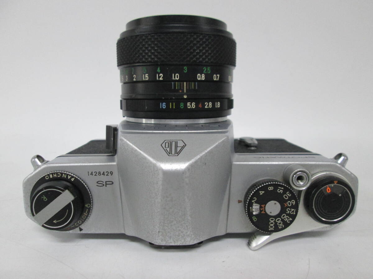【h Y0945】 ASAHI PENTAX ペンタックス SPOTMATIC スポーツマチック SP FUJINON 1:1.8 f=55mm フィルムカメラ 動作未確認 ジャンク の画像4