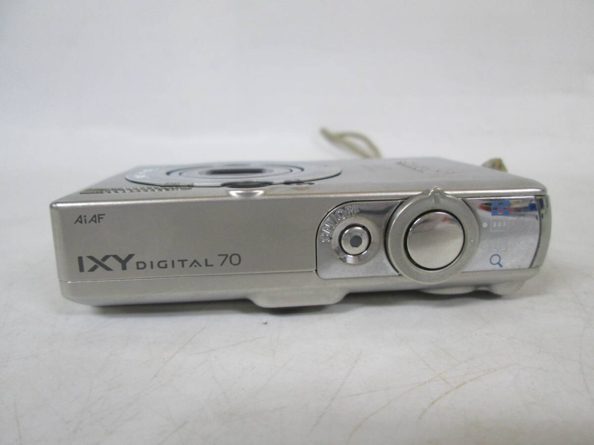 【h Y0983】 Canon IXY DIGITAL 70 5.8-17.4mm 1:2.8-4.9 コンパクトデジタルカメラ デジカメ 通電・動作未確認 本体のみ ジャンクの画像5