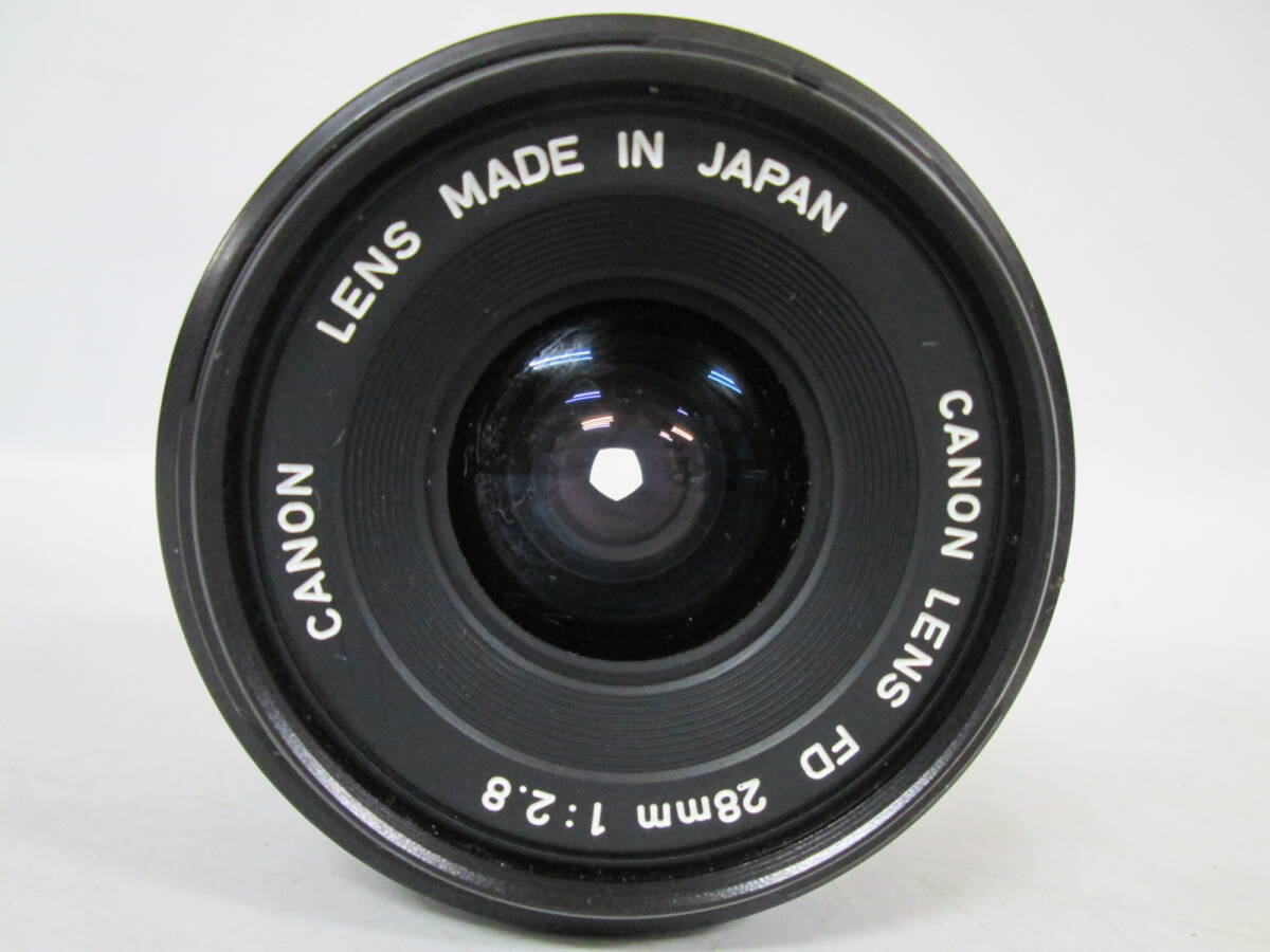 【n Y0992】CANON LENS FD 28mm 1:2.8 キャノン カメラレンズの画像2