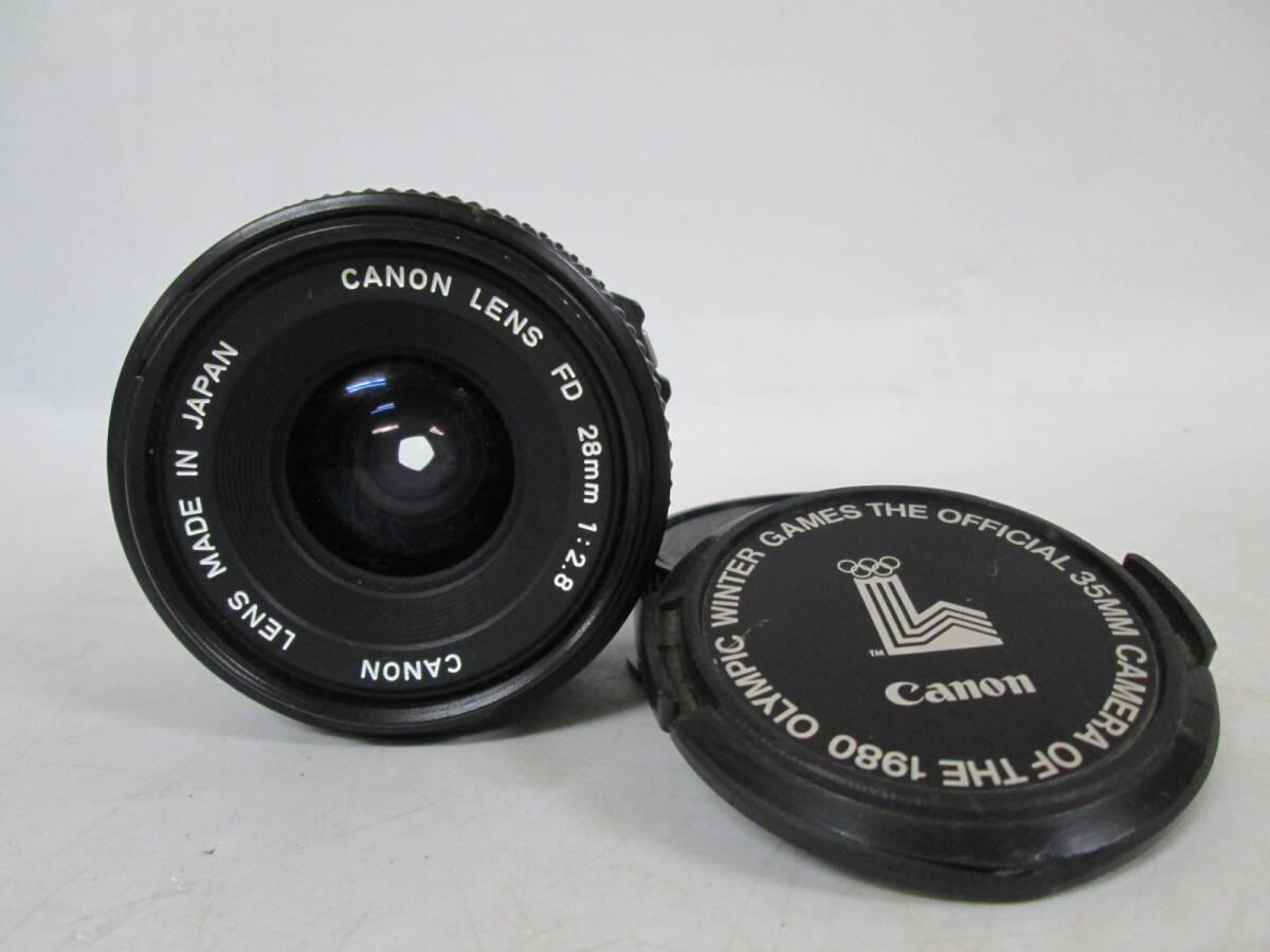 【n Y0992】CANON LENS FD 28mm 1:2.8 キャノン カメラレンズの画像1