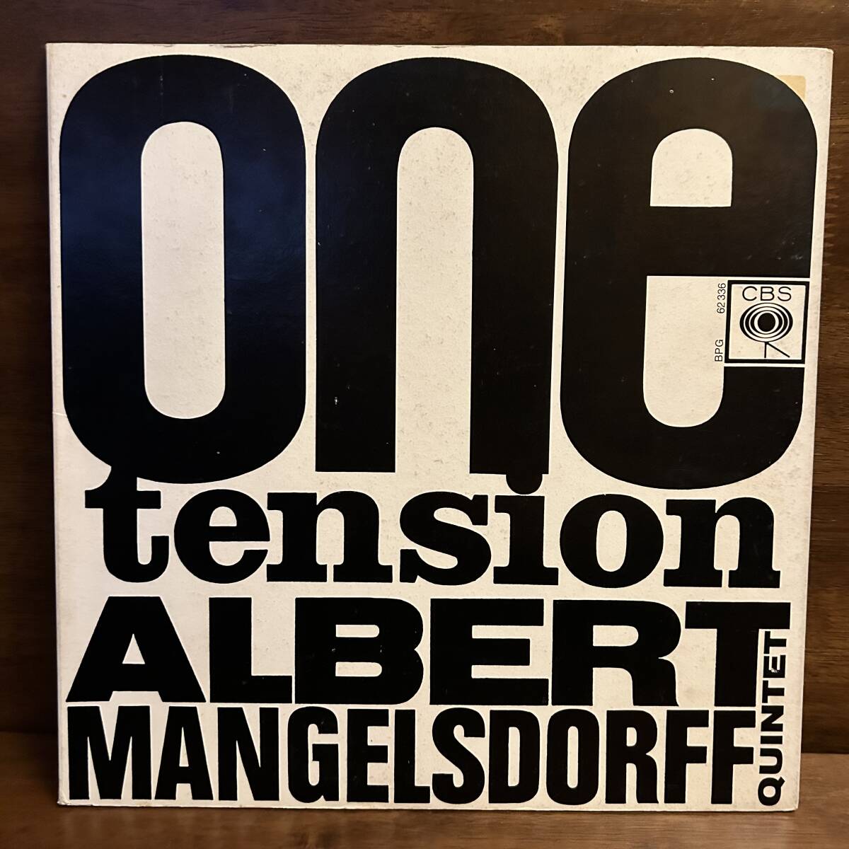 【LP】Albert Mangelsdorff Quintett / One Tension（オリジナル／CBS）※アルベルト・マンゲルスドルフ_画像2