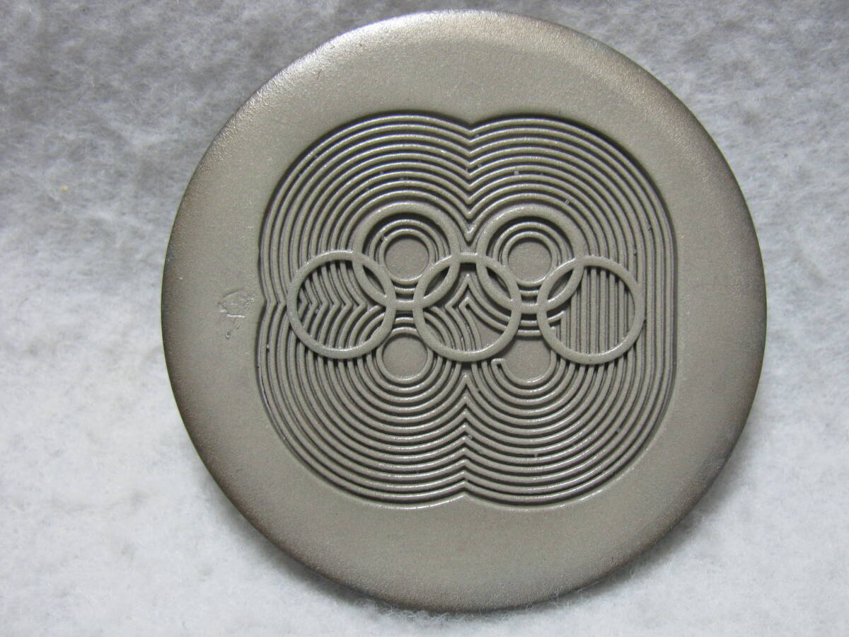 3★メキシコ 第19回オリンピック大会記念メダル ９２５の刻印 重さ53.4ｇ 直径約55㎜ 1968年★の画像9