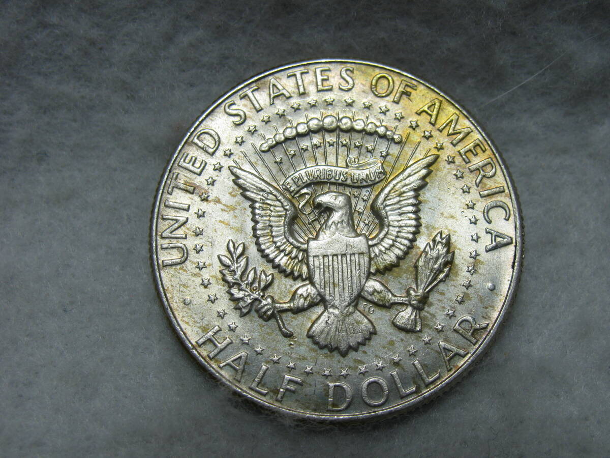 13★アメリカ ケネディー銀貨3枚 ハーフダラー銀貨 銀50％ 1965/1968/1969★の画像5
