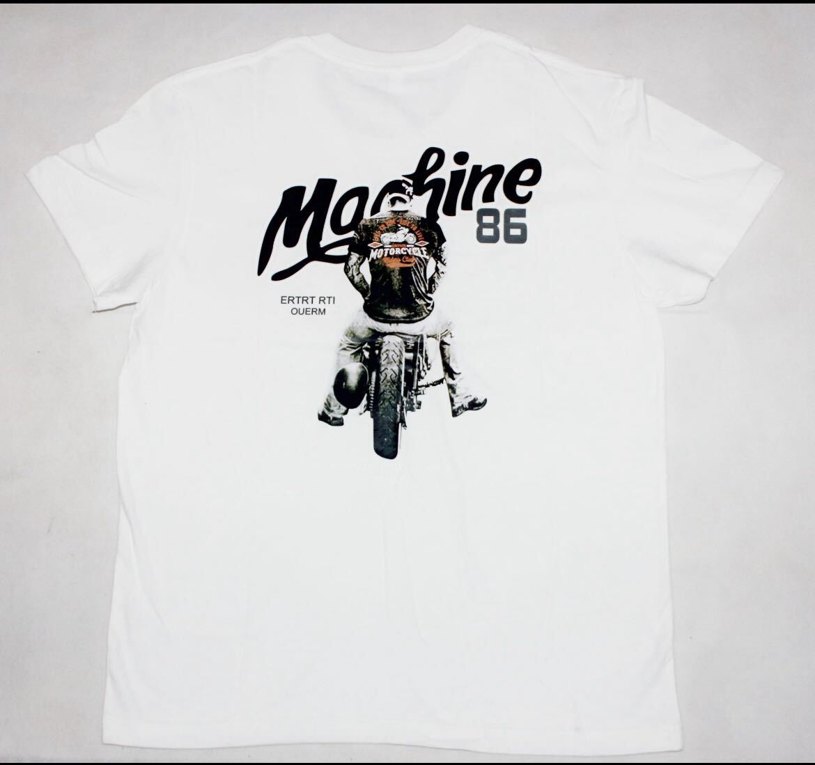 バイクツーリングTシャツ　ホワイト Lサイズ_画像1