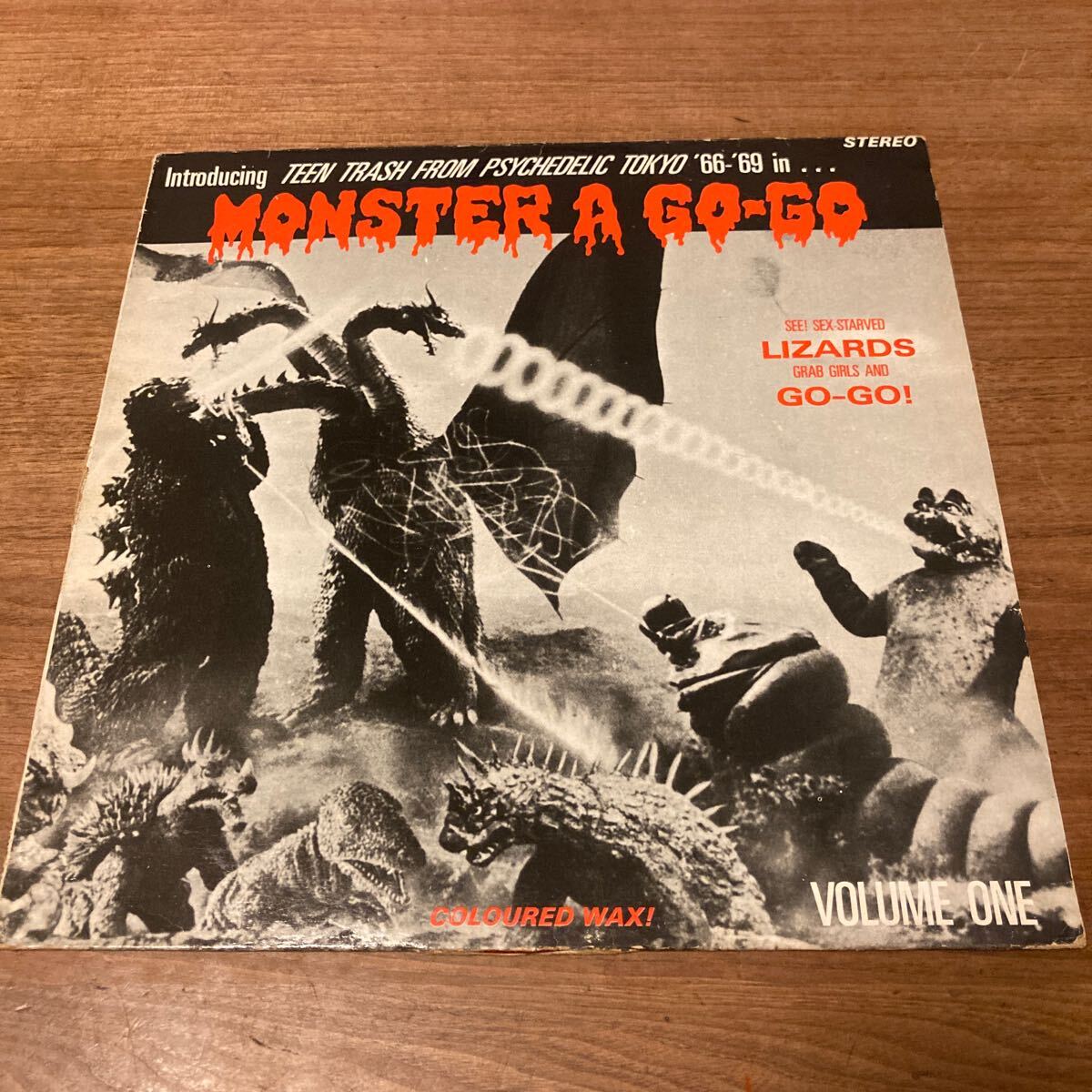 VA / Monster A Go-Go 1990年 Planet X LP 01 外国人のGSコンピ！ゴールデン・カップス モップス スパイダース カルトGS カラーヴァイナル_画像1