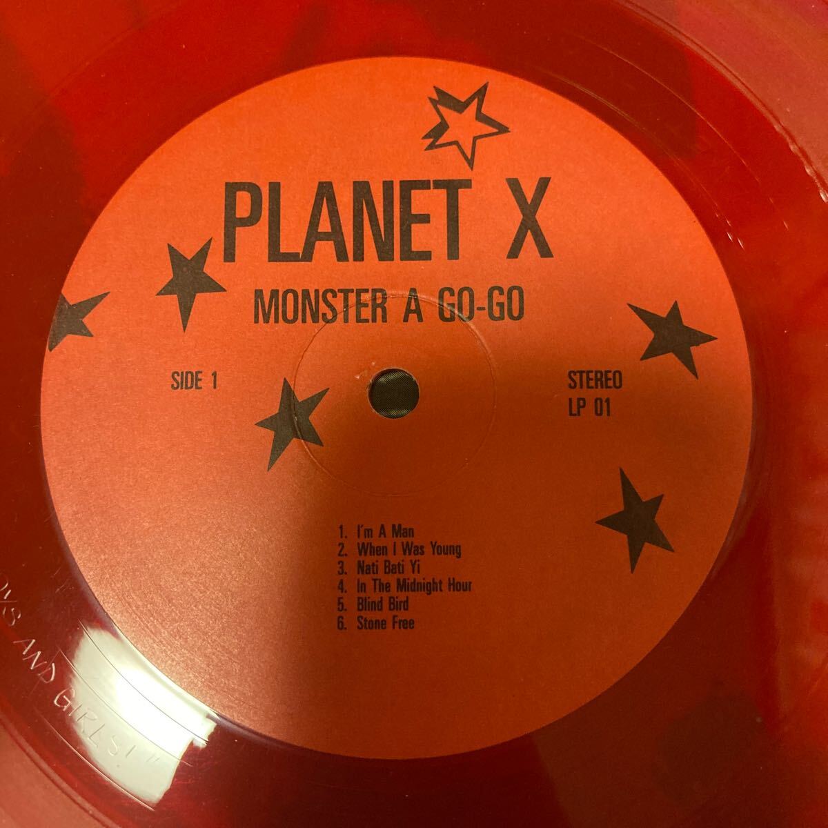 VA / Monster A Go-Go 1990年 Planet X LP 01 外国人のGSコンピ！ゴールデン・カップス モップス スパイダース カルトGS カラーヴァイナル_画像5