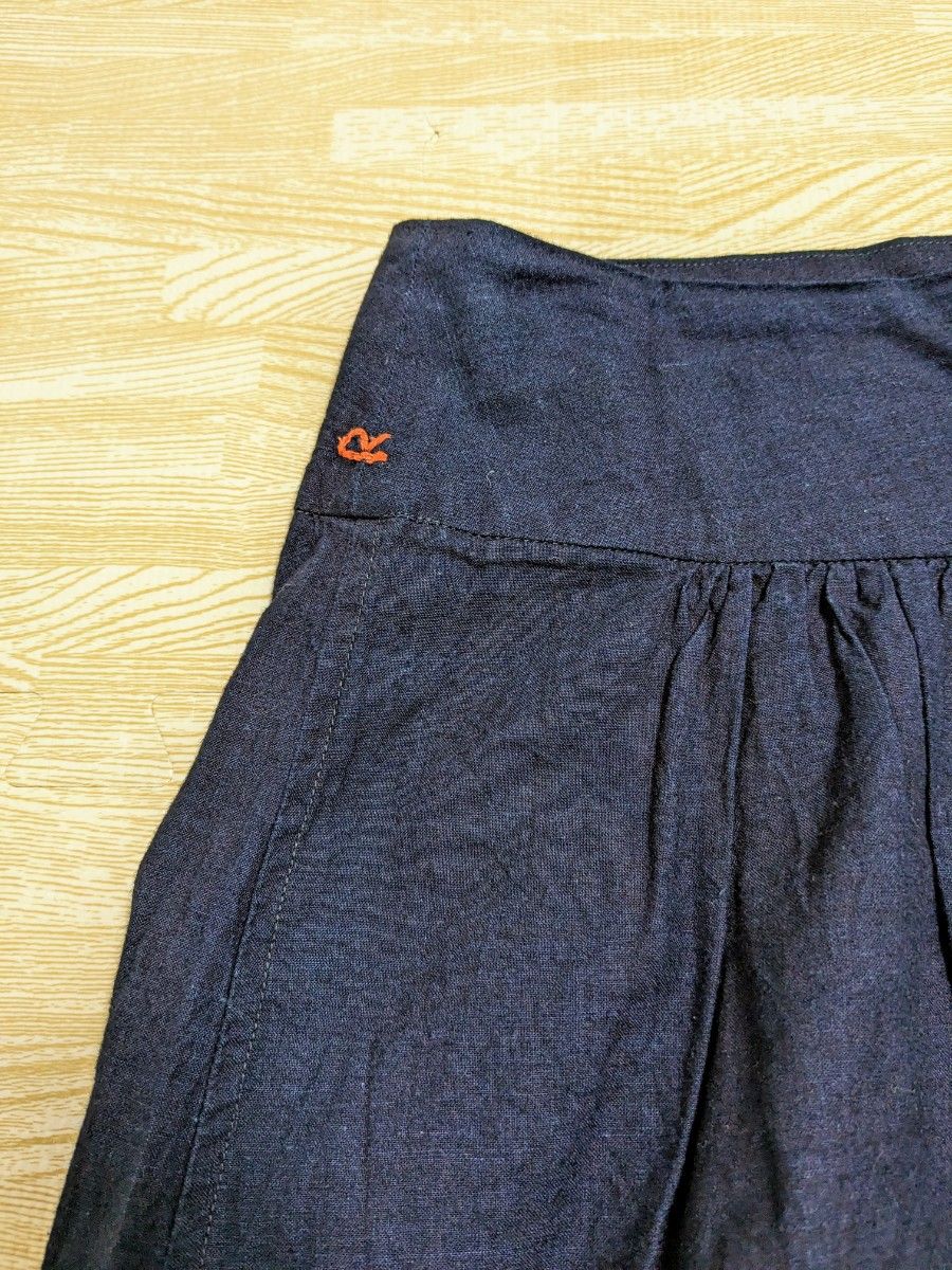 【再値下げ】45rpm　インディゴ染　スカート　藍染　45R