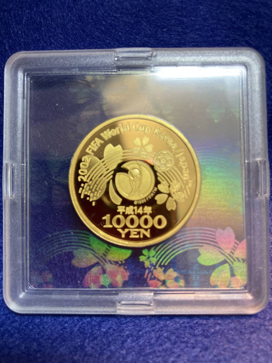 2002 FIFA ワールドカップ　記念貨幣　1万円金貨幣・千円貨幣　プルーフ貨幣セット_画像4