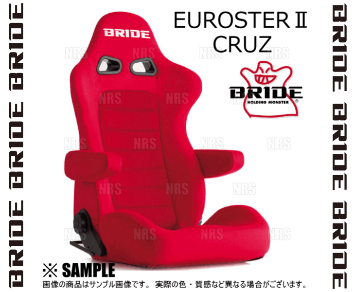 BRIDE ブリッド EUROSTERII EUROSTER2 CRUZ ユーロスター2 クルーズ レッドBE シートヒーター無 (E54BSN_画像3