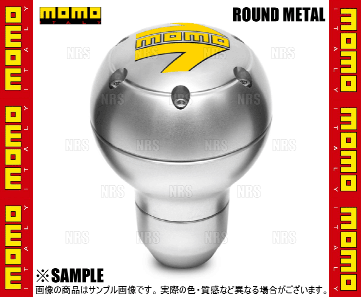 MOMO モモ ROUND METAL SILVER ラウンド メタル シルバー アルミニウムシルバー (SK115_画像2