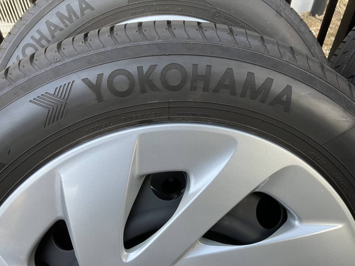 23年製★バリ山☆YOKOHAMA”BluEarth-Es ES32”185/60R15 84H+アクア(NHP)純正スチールホイール15inch【タイヤ&ホイール4本セット】の画像6