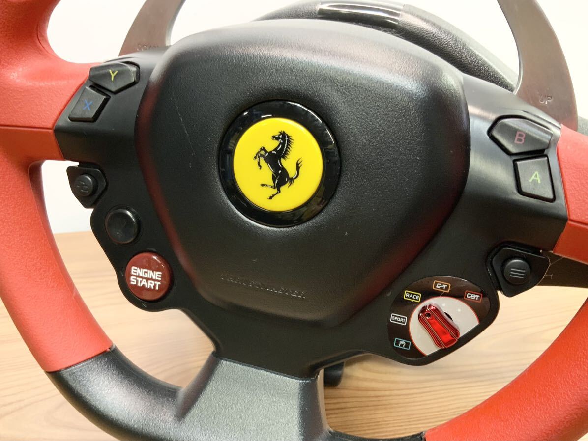 スラストマスター Thrustmaster Ferrari 458 Spider Raching Wheel for Xbox One ハンドル コントローラー ゲーム /429 ジャンク