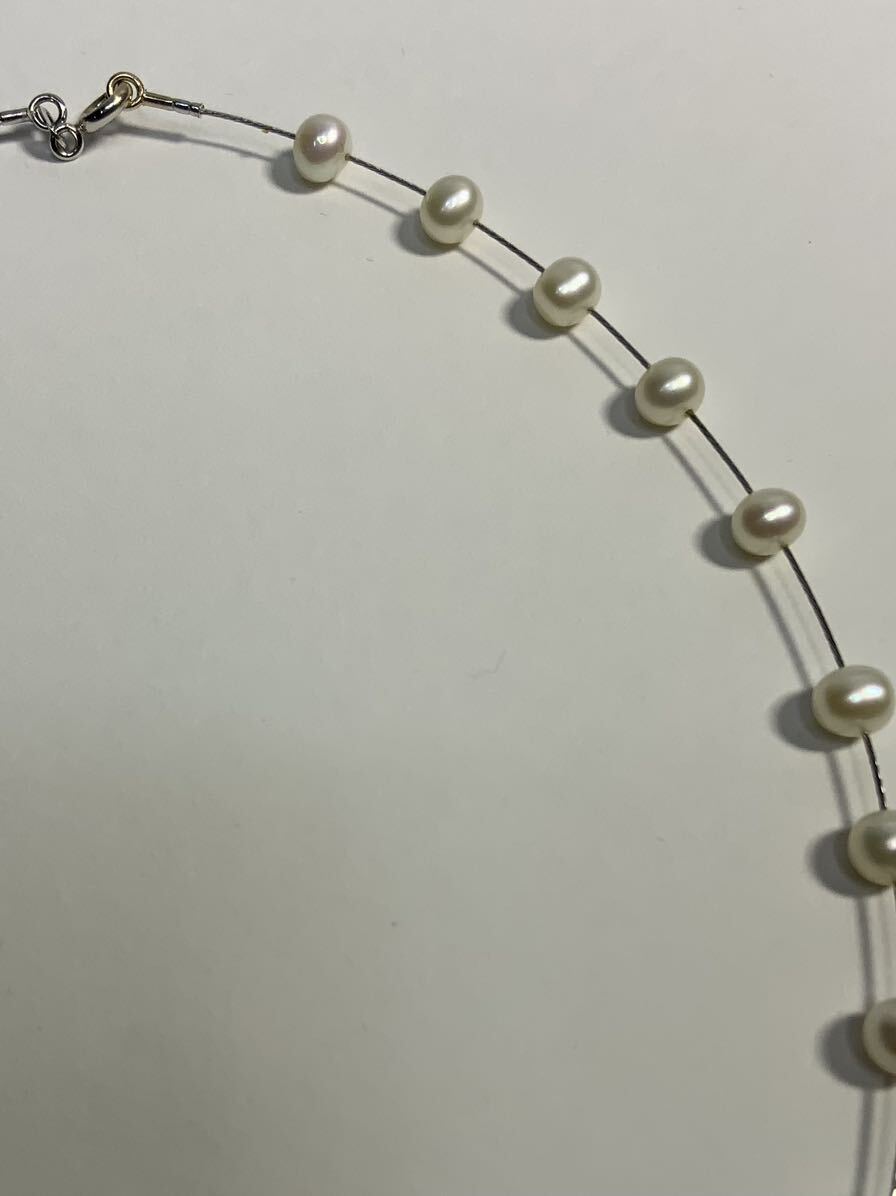 中古 K14パールネックレス アクセサリー /400 検真珠 パール の画像4