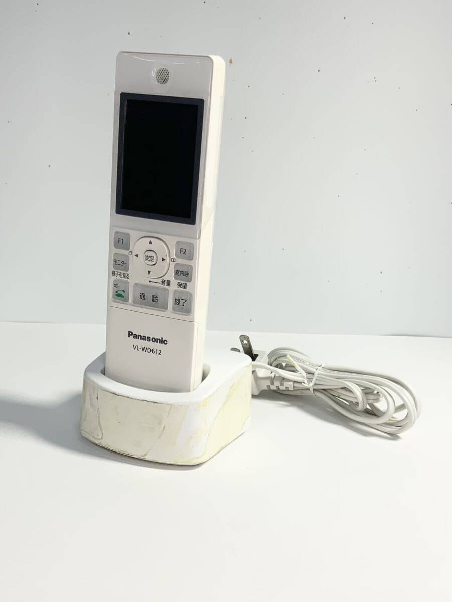 中古品難ありパナソニック Panasonic ドアホン子機VL-WD612 ワイヤレスモニター子機 /457 子機のみ インターホン の画像1