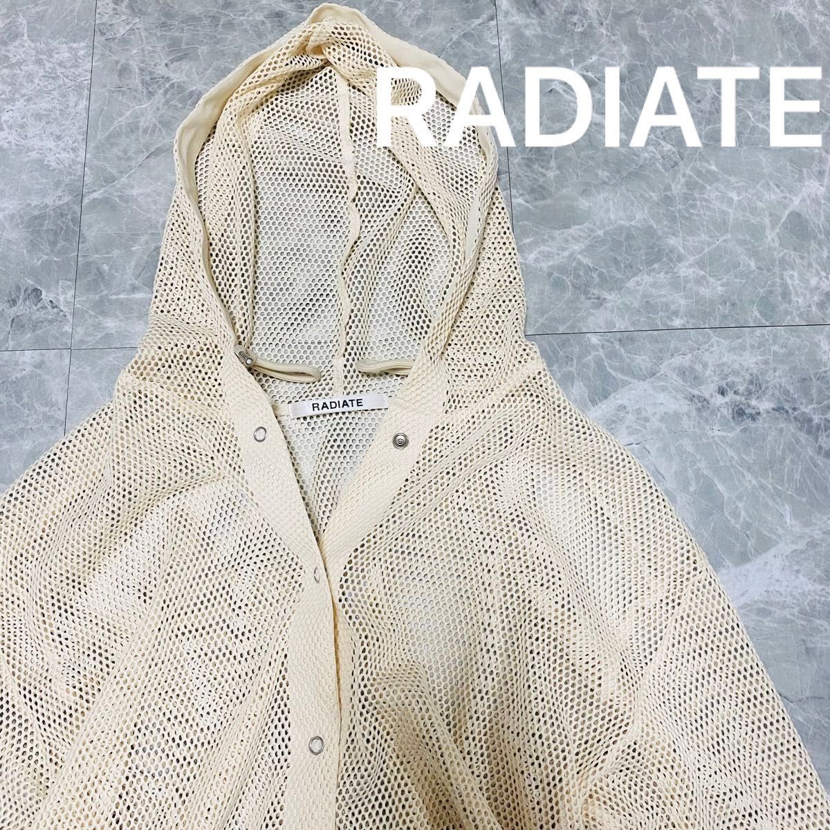 RADIATE ラディエイト シースルー シアー レース パーカー オフホワイト レディース フーディ 春服 夏服 トップス 