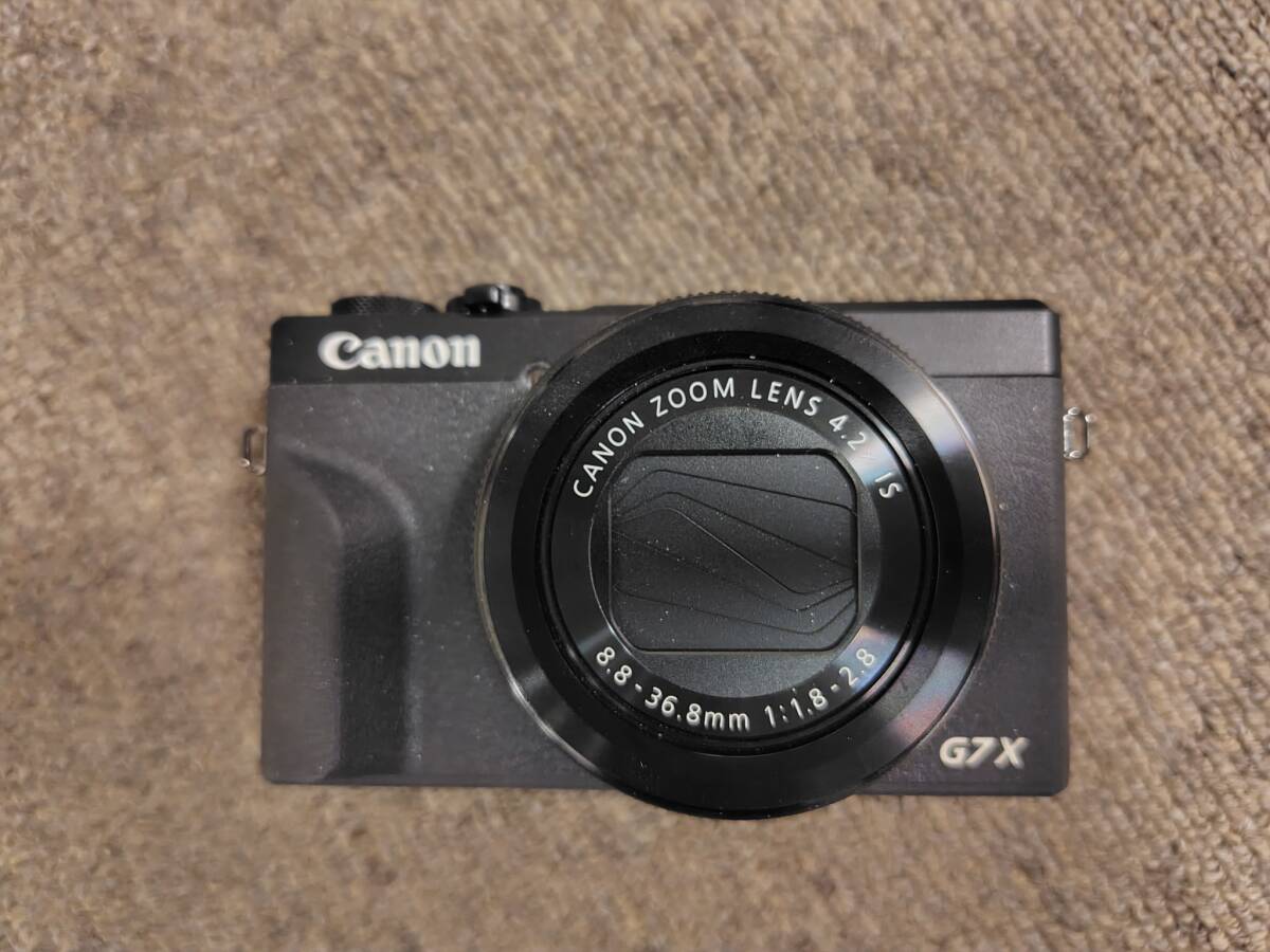 ☆Canon PowerShot G7X MarkⅢ ブラック 美品 送料込!☆