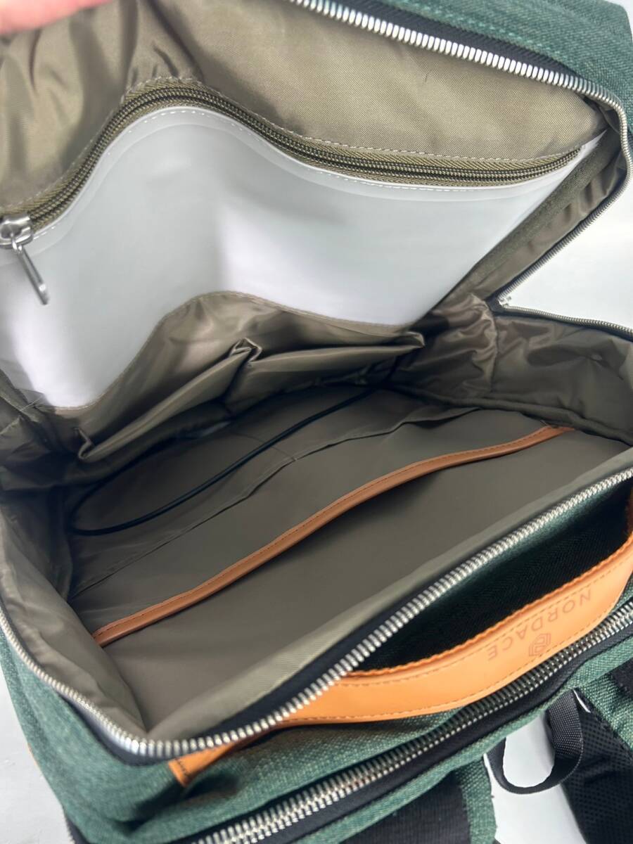 [ with translation new goods unused free shipping ]NORDACE Siena rucksack light weight tei Lee backpack green no Rudy ssiena business commuting travel going to school 