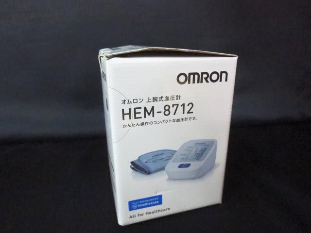  unused Omron on arm type hemadynamometer HEM-8712 [h]