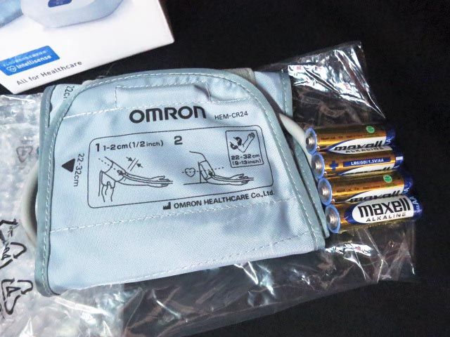  unused Omron on arm type hemadynamometer HEM-8712 [h]