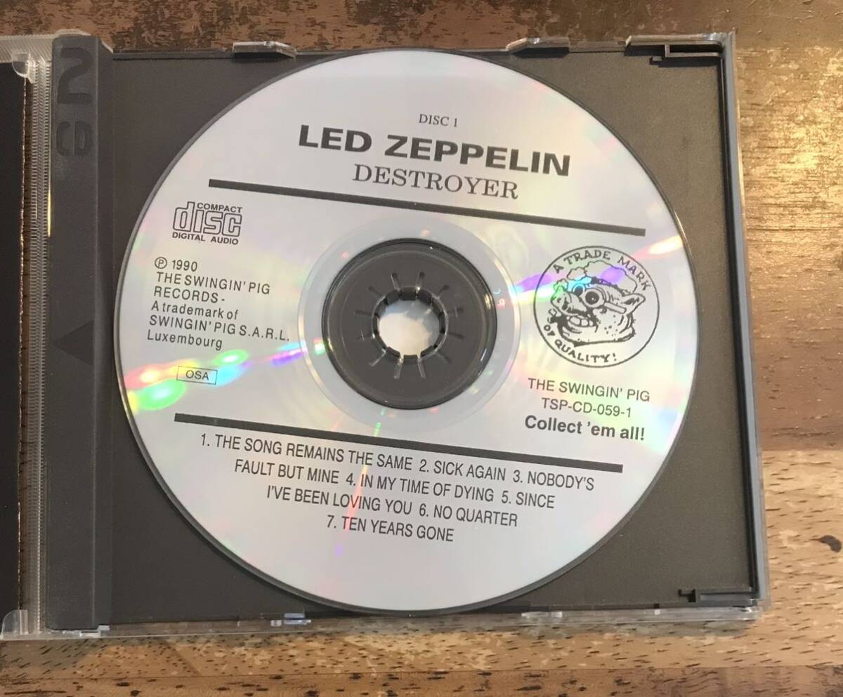 Led Zeppelin レッドツェッペリン ■ Destroyer (2CD) / Cleveland, April 27, 1977 / Excellent Soundboard / Obi / Very Rare / 歴史的名_画像5