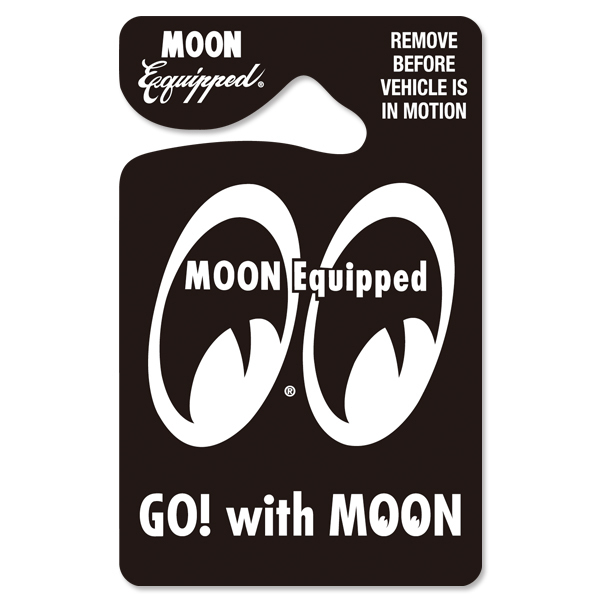  moon I zNOONEYES MOON Equipped Eyeshape parking pa-mito[MQG164BK] room mirror 
