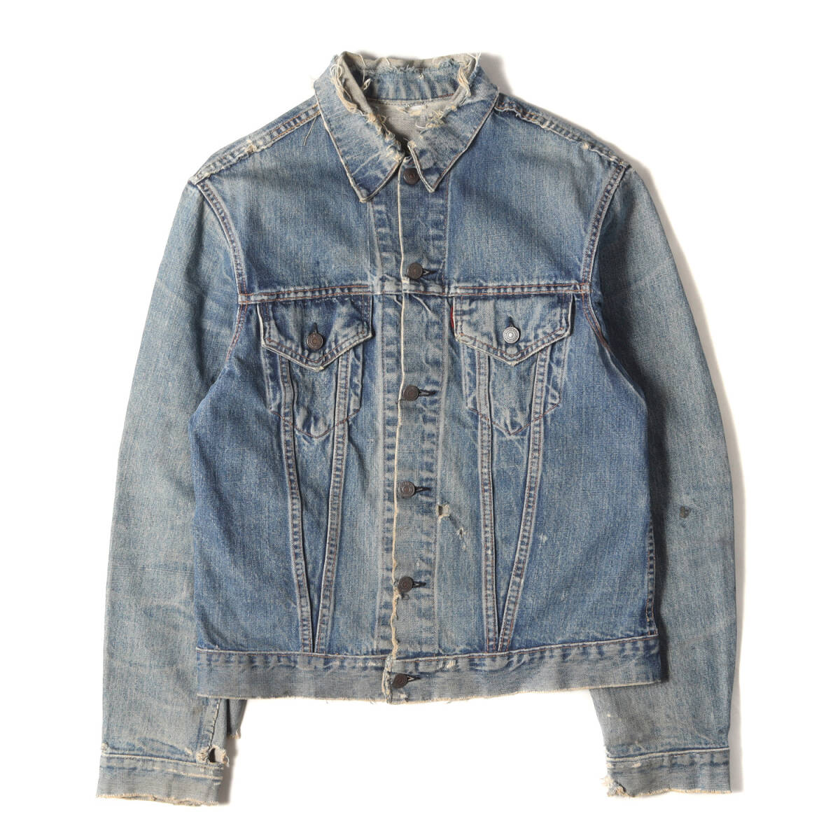 Levis リーバイス 60s 70505-0217 BigE 4th デニムジャケット / Gジャン ビッグサイズ インディゴ 40% 60年代 ヴィンテージ 古着_画像1