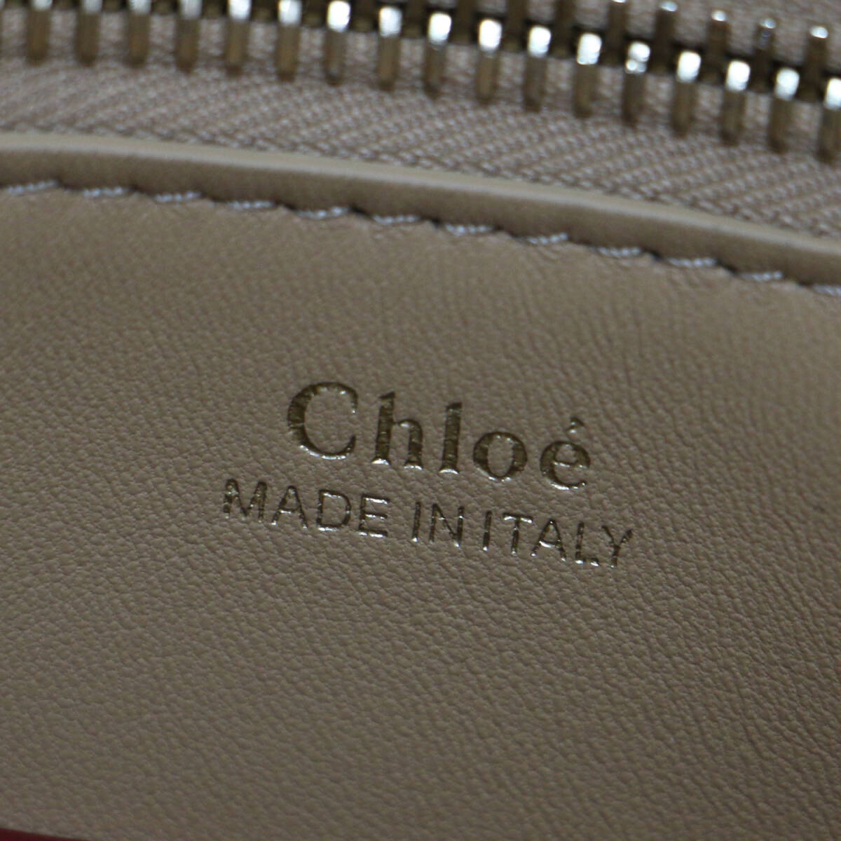 Chloe クロエ バッグ トート ハンド ショルダー 肩掛け 斜め掛け 2WAY JOYCE ジョイス SMALL TOTE BAG レザー 牛革 レッド イタリア製_画像6