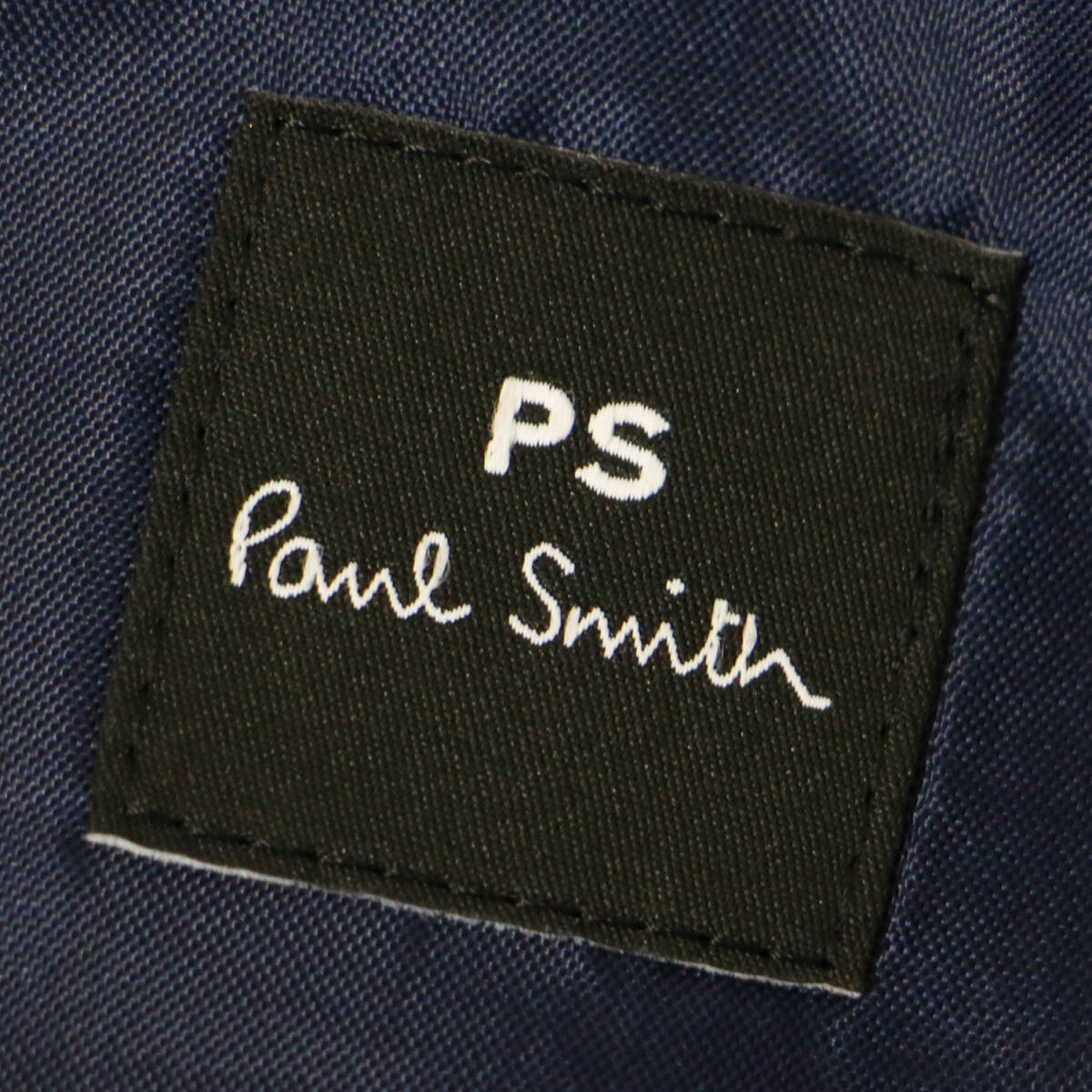 美品 PS Paul Smith ピーエスポールスミス パンツ 24SS ネイビー 紺 サイズ:40(M) ワイド カーゴパンツ ミリタリー イージー ウエストゴム_画像3