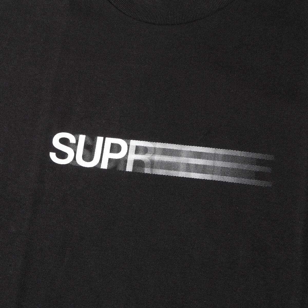 新品同様 Supreme シュプリーム Tシャツ サイズ:XL 23SS モーションロゴ クルーネック 半袖Tシャツ Motion Logo Tee ブラック 黒_画像5