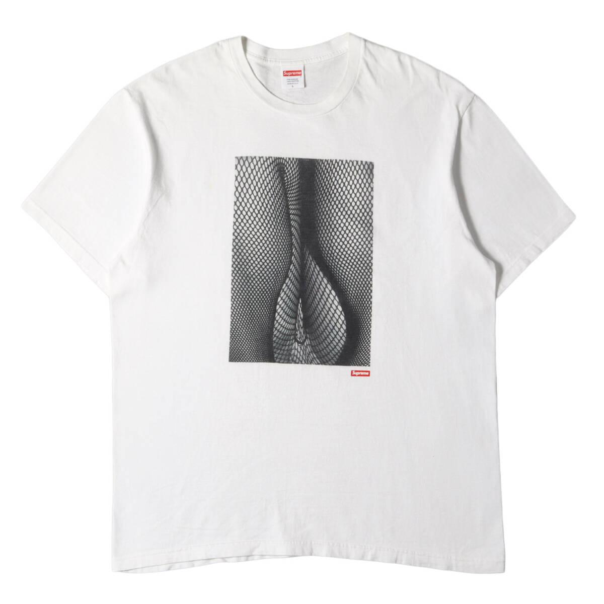 Supreme シュプリーム Tシャツ サイズ:L 22SS 森山大道 網タイツ フォト クルーネック 半袖Tシャツ Daido Moriyama Tights Tee ホワイト_画像1