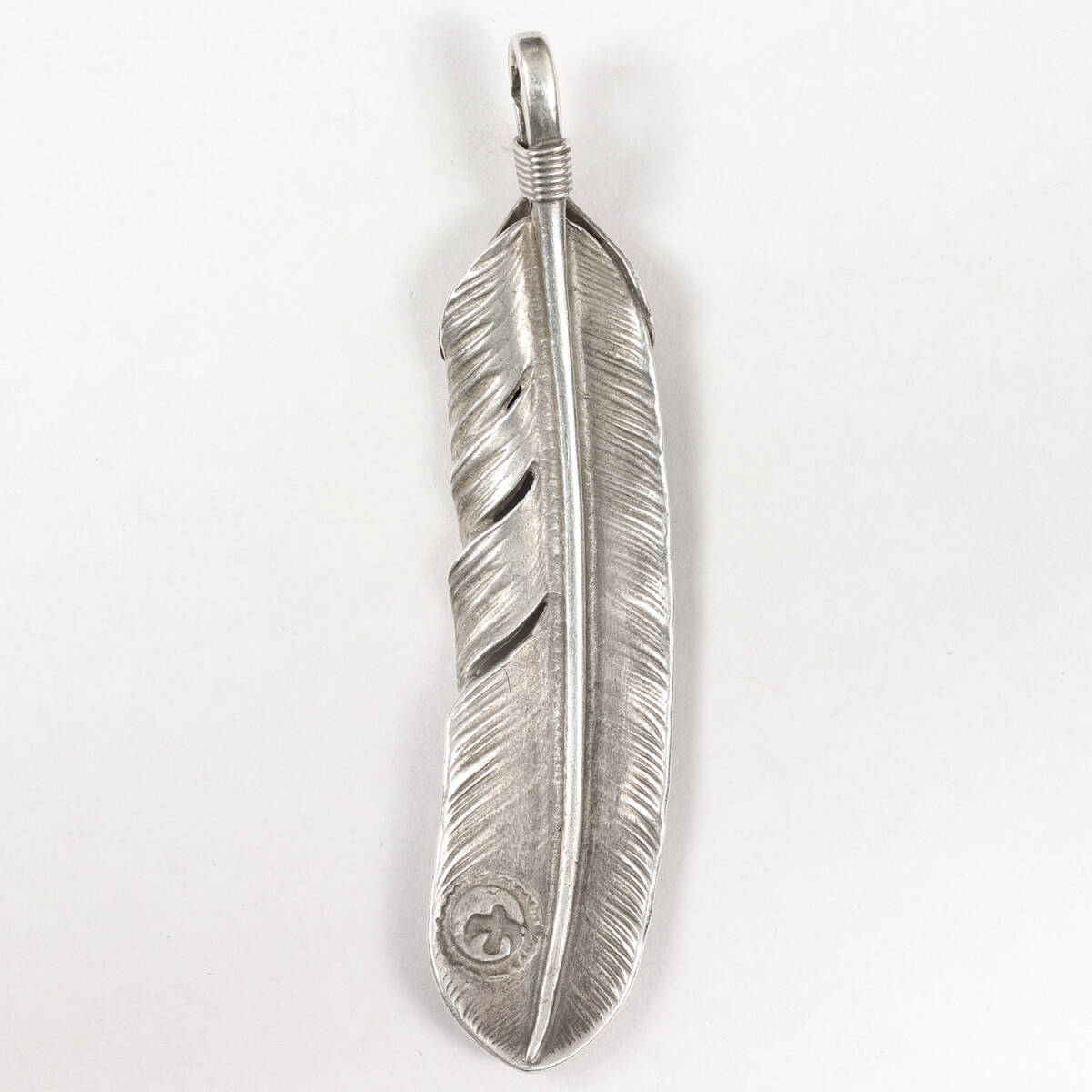 goros Goro's on silver extra-large feather Old model silver extra-large ( left ) pendant top s accessory jua Lee brand 