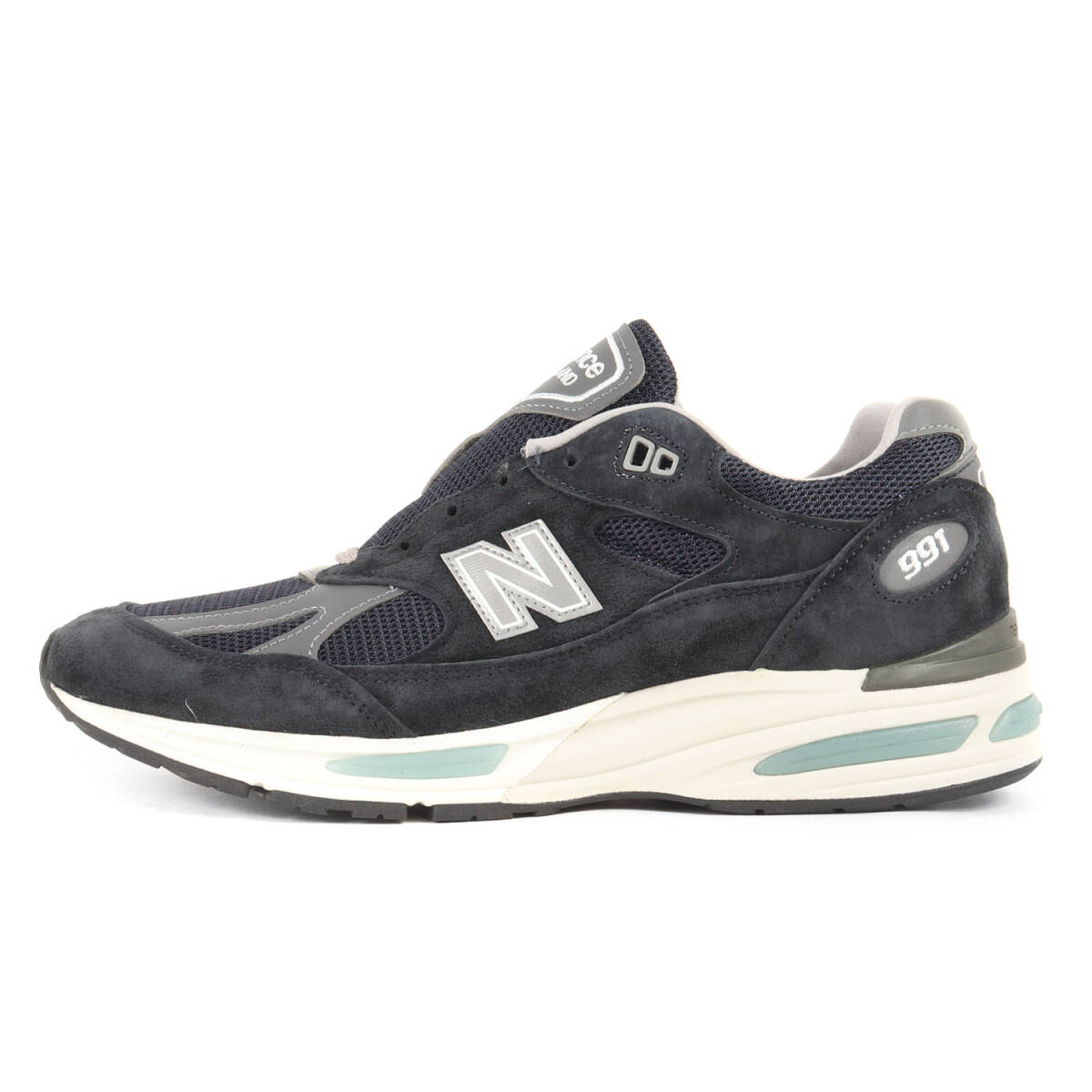 新品 NEW BALANCE ニューバランス サイズ:27.5cm 23AW M991 NV2 MADE IN ENGLAND ネイビー 紺 US9.5D イングランド製 スニーカー シューズ_画像1