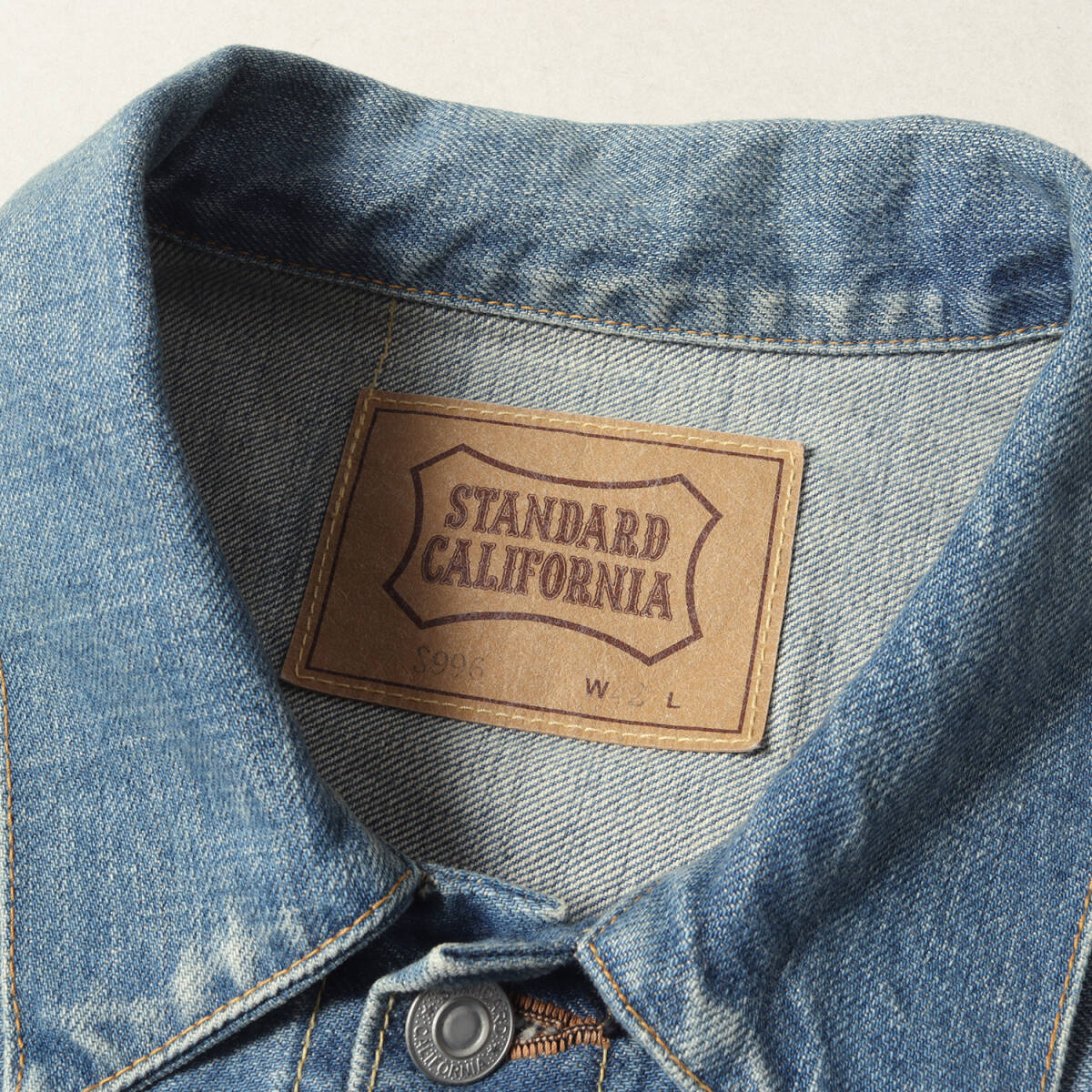 美品 STANDARD CALIFORNIA サイズ:M 24SS ヴィンテージ加工 1st タイプ デニム トラッカージャケット SD Denim Jacket S996 Vintage Wash_画像3