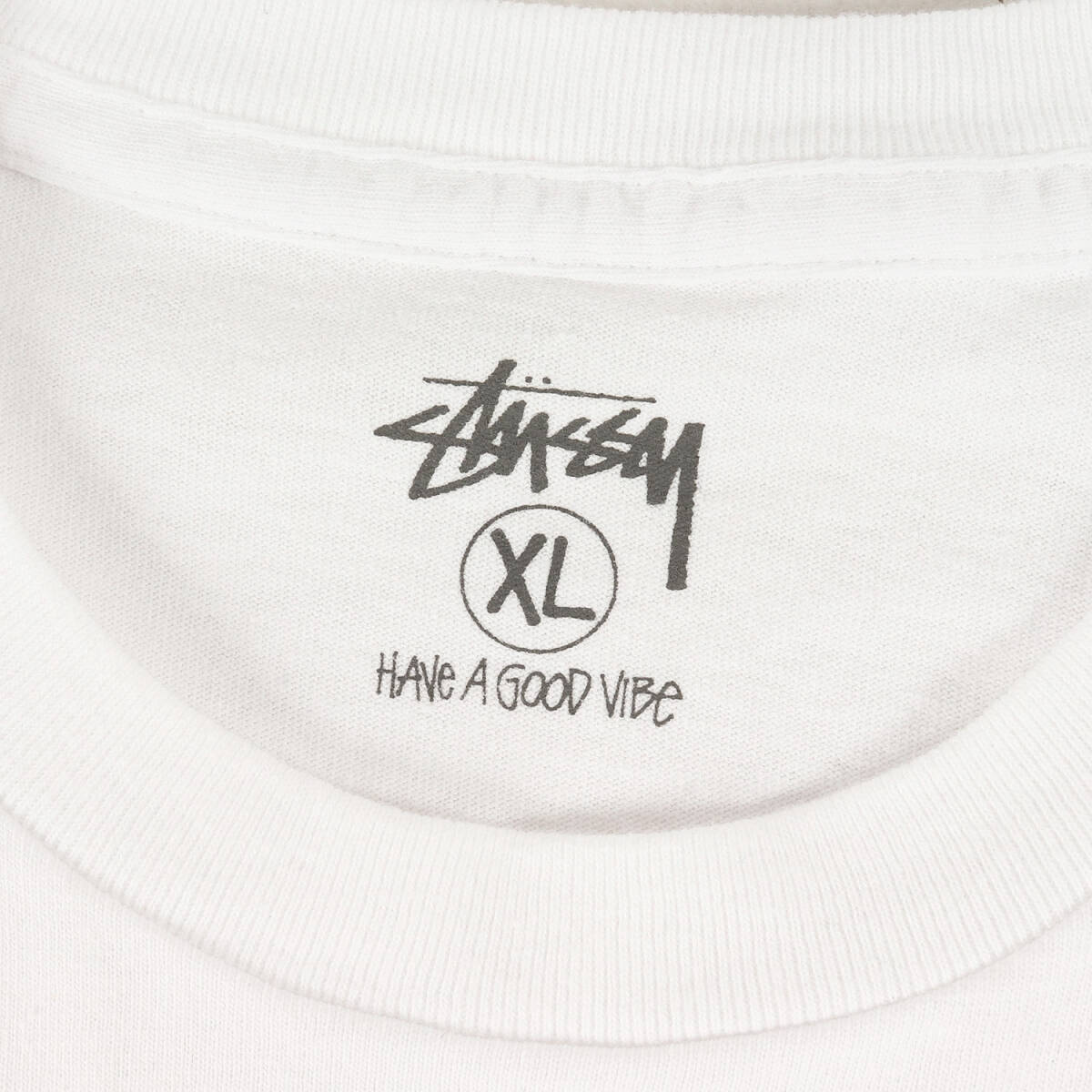 STUSSY ステューシー Tシャツ サイズ:XL ローカルカラー 池袋チャプト限定 インターナショナルロゴ クルーネック 半袖Tシャツ ホワイト_画像3