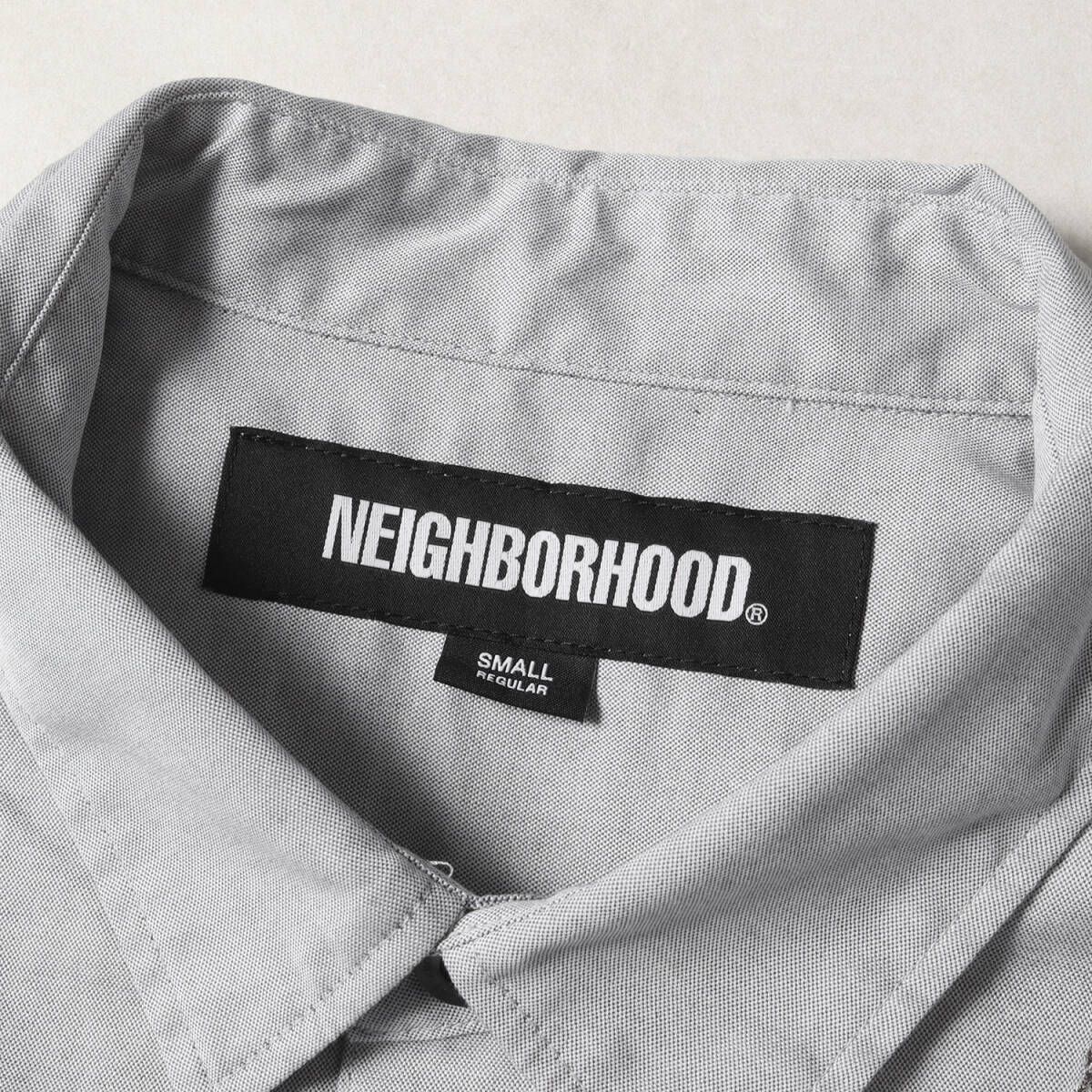 新品 NEIGHBORHOOD ネイバーフッド シャツ サイズ:S 24SS ネックレス刺繍 オックスフォード シャツ MEDAL & CROSS EMBROIDERY SHIRT LS 黒_画像3